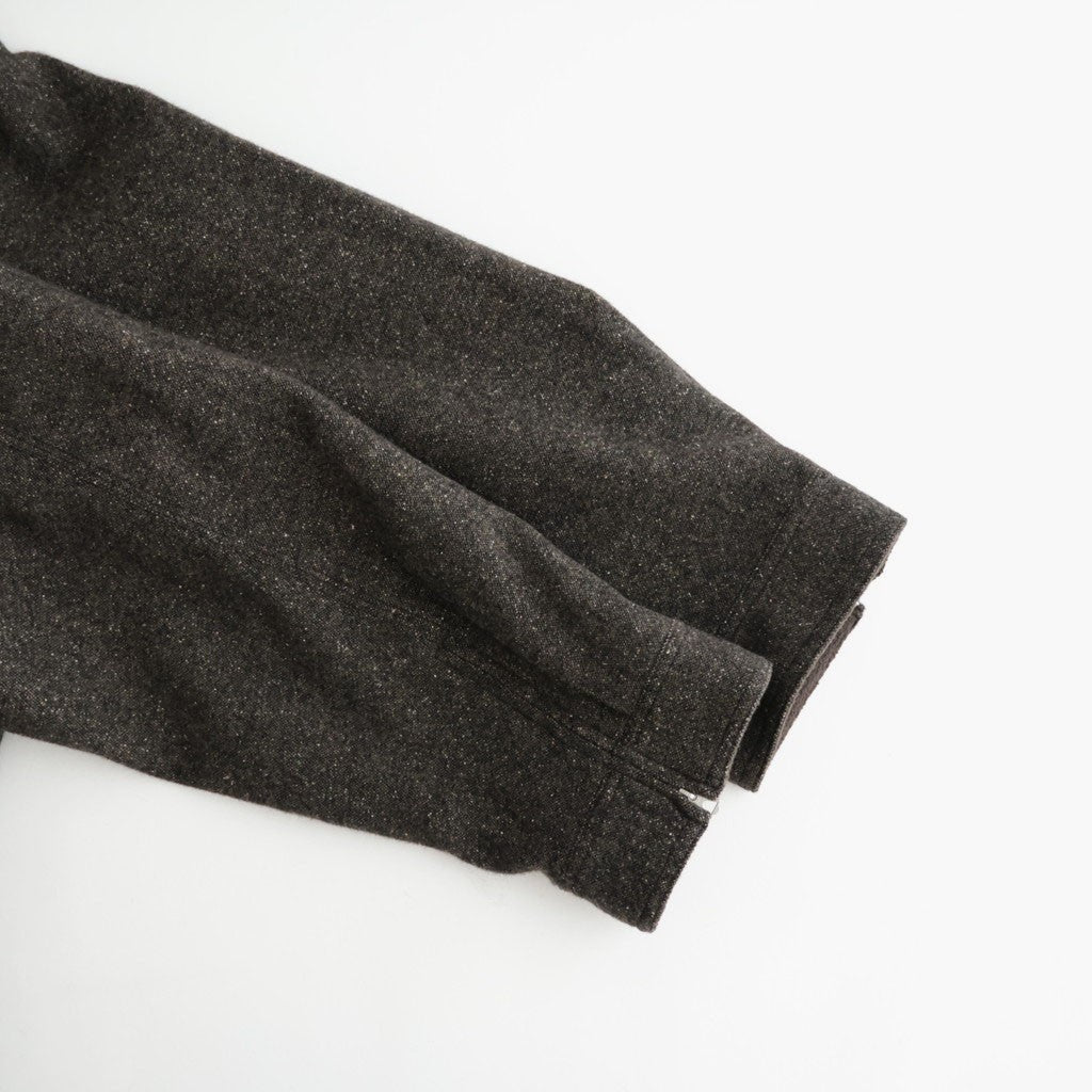 Silknep Tweed Blouson #D/BRN [12620203]