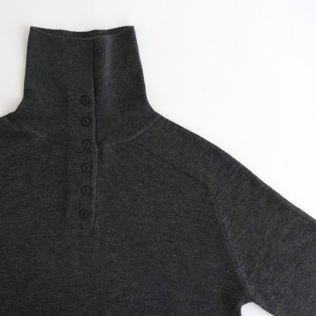 Front Botton Knit #C/GRY [12520535]