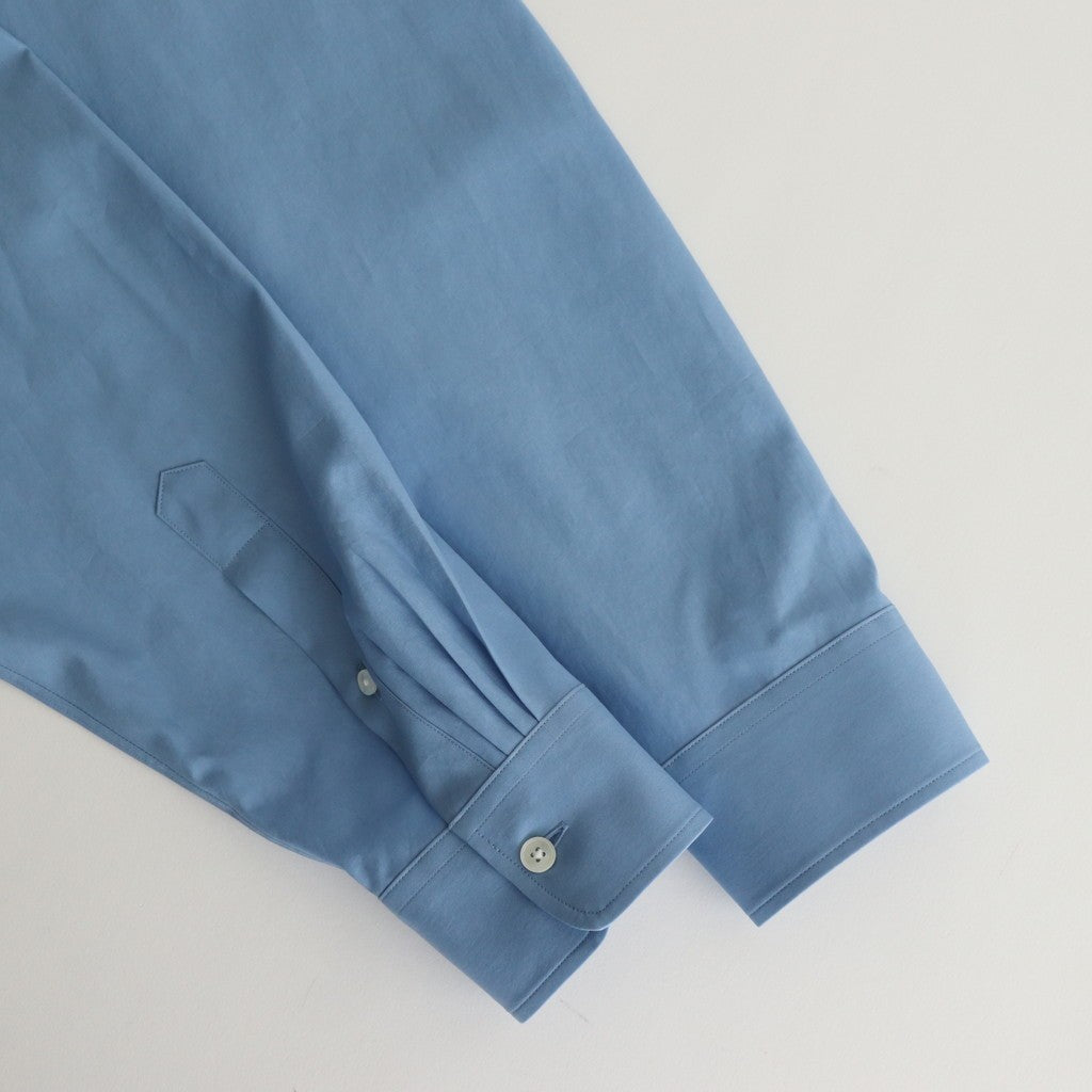 WASHED FINX TWILL SHIRT #BLUE [A25SS01TN]