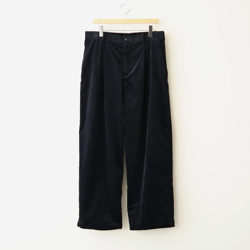 AIR CORDUROY WIDE TROUSERS #BLACK [FSC263-40087]