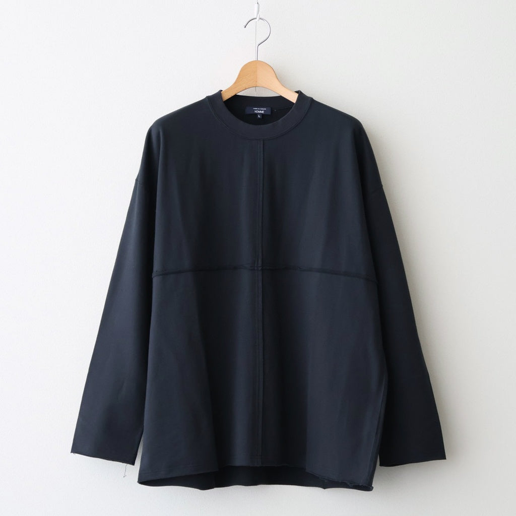 綿ミニ裏毛 製品洗カットソー #GRAY [HP-T013-051]