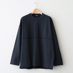 綿ミニ裏毛 製品洗カットソー #GRAY [HP-T013-051]