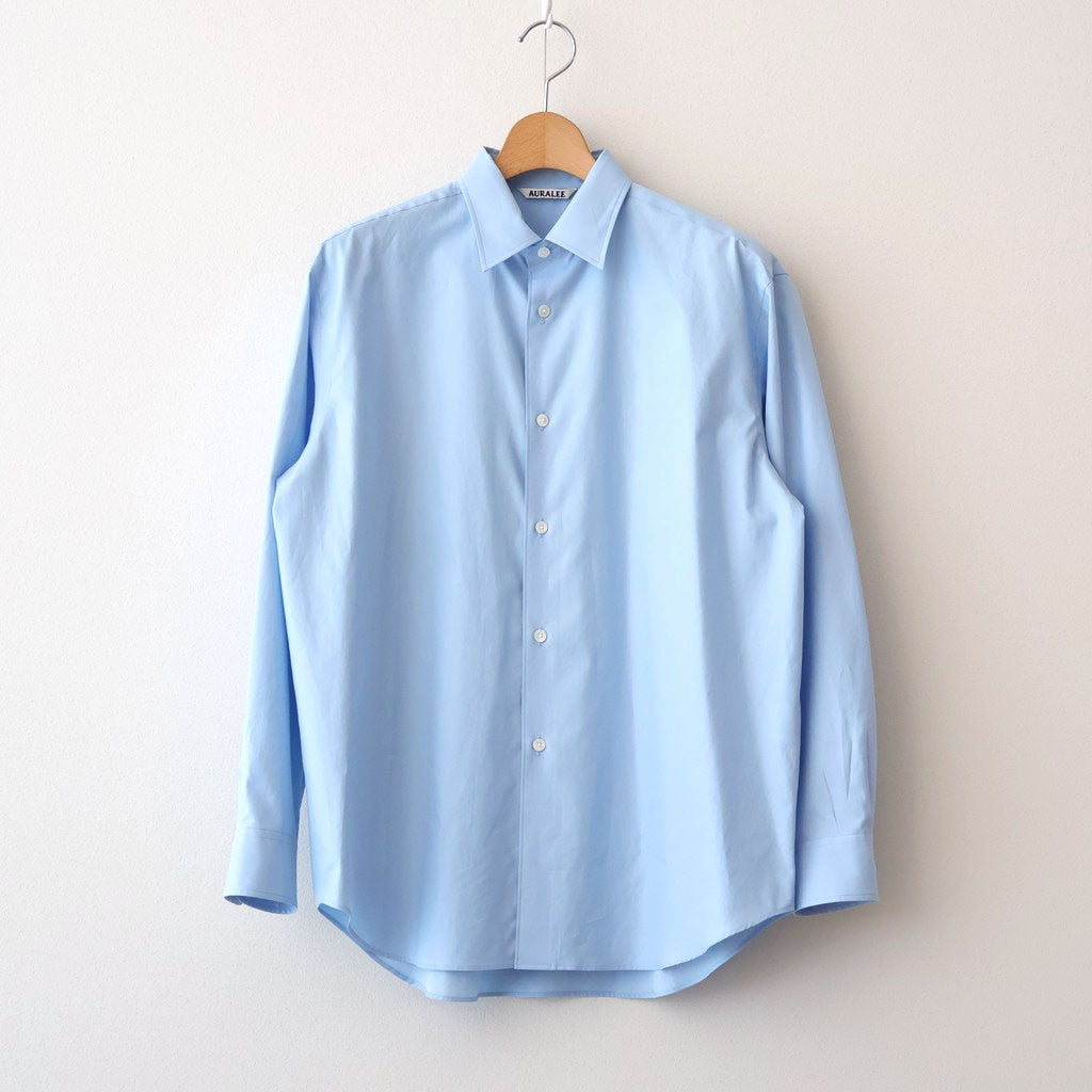 WASHED FINX TWILL SHIRT #LIGHT BLUE [A26SS04TN]