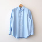 WASHED FINX TWILL SHIRT #LIGHT BLUE [A26SS04TN]