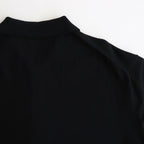 Scape Knit Polo Cardigan #Black [AODFKN305]