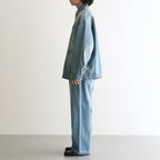 CORPORATE DENIM EASY PANTS #LIGHT WASH [FSC263-40154FB]