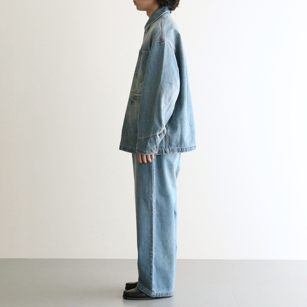CORPORATE DENIM EASY PANTS #LIGHT WASH [FSC263-40154FB]