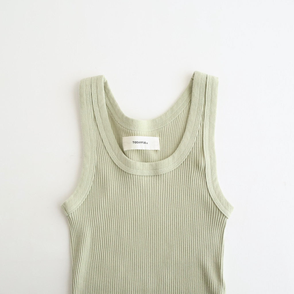 Seamless Rib Tanktop #MNT [12610612]