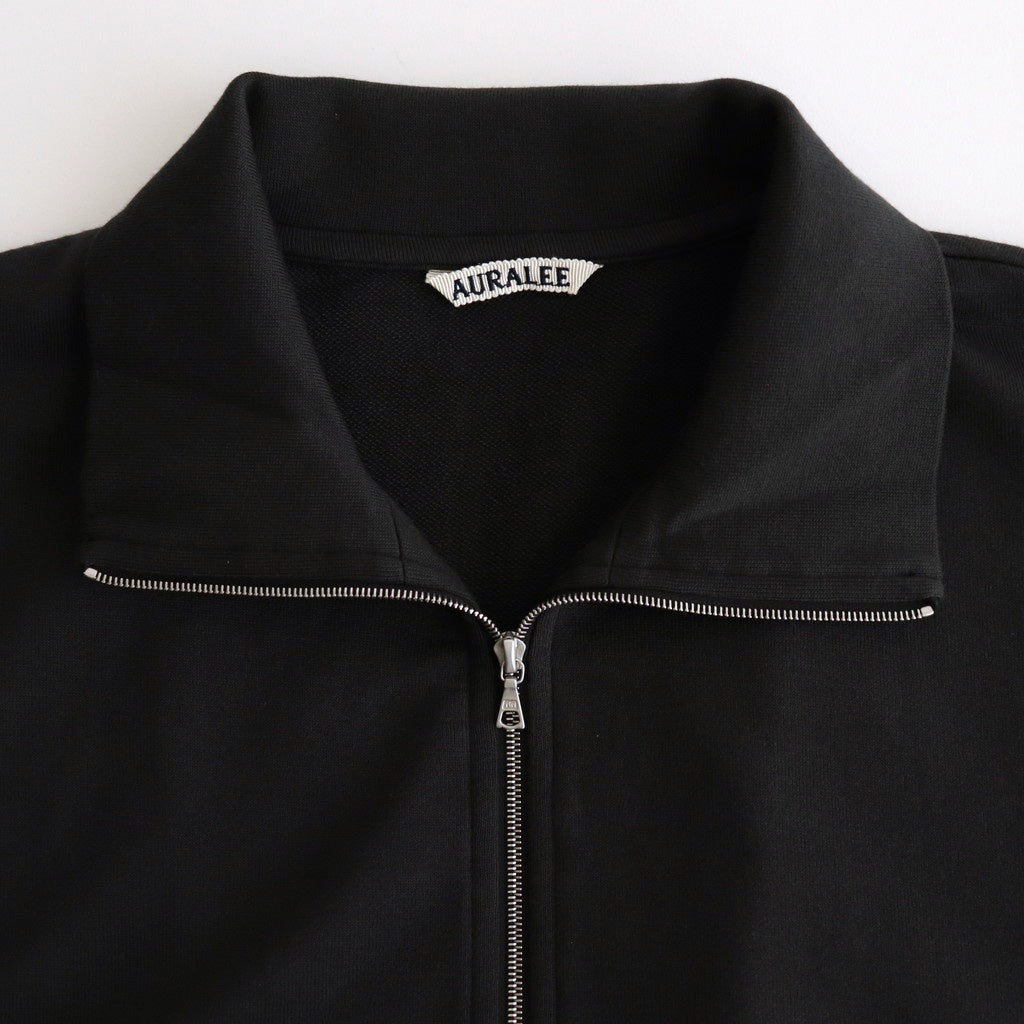 SUPER HIGH GAUGE SWEAT ZIP CARDIGAN #BLACK [A25SC02CU]