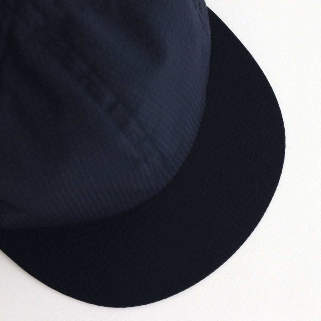 COOLMAX SUCKER LITTLE BRIM CAP #NAVY [NO.27224-A]