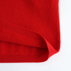 HIGH TWIST WOOL KNIT P/O #RED [A25AP05CK]
