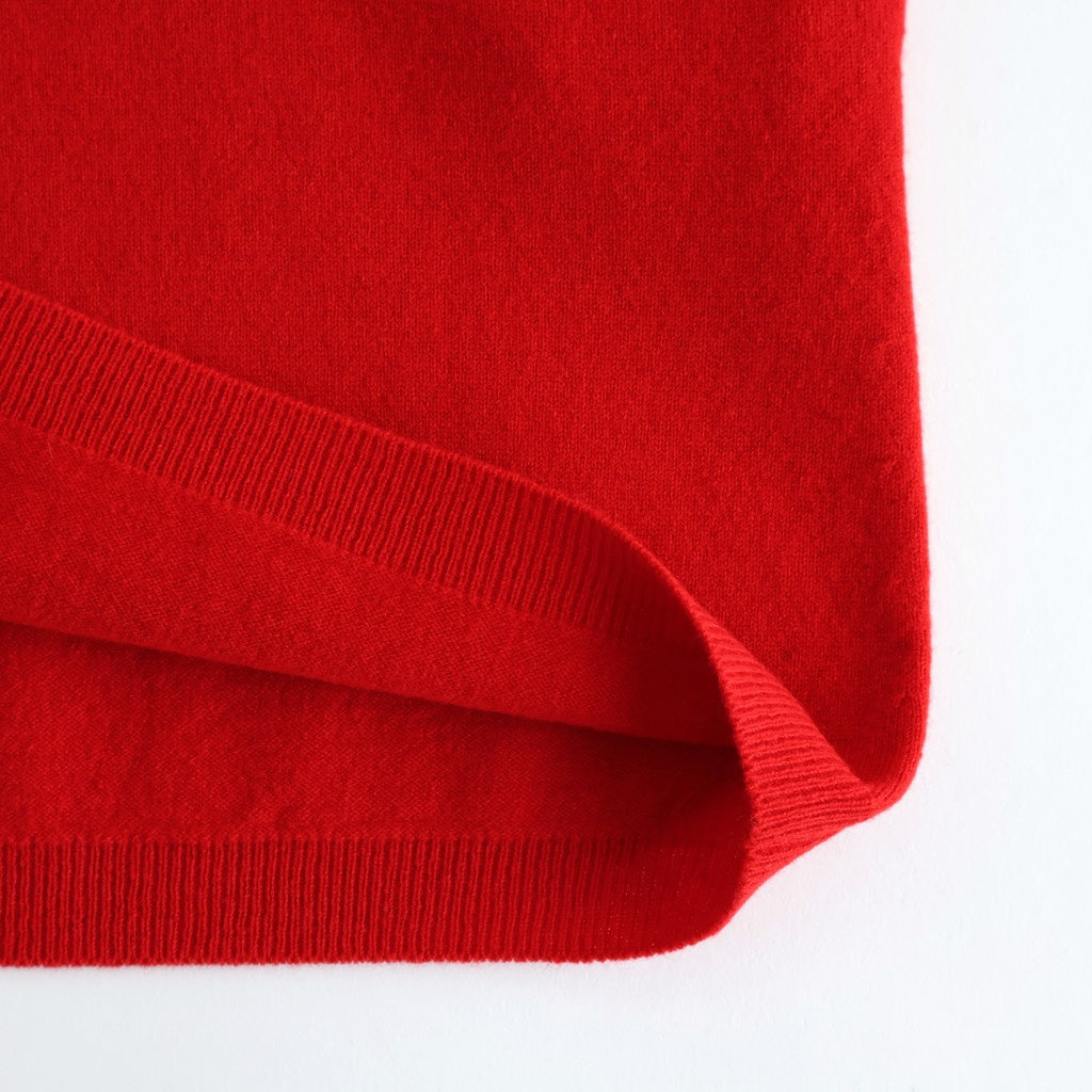 HIGH TWIST WOOL KNIT P/O #RED [A25AP05CK]