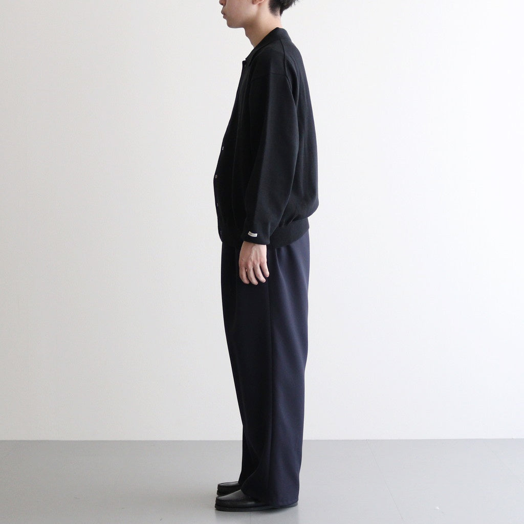 Scale Off Wool Wide Chef Pants #NAVY [GM241-40173B]