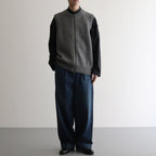 L-G Zip-up Vest #Gray [2403-020]