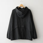 縮絨ウールワイドフーディー #CHARCOAL GRAY [D225-T391]