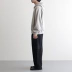 COTTON CASHMERE SWEAT ZIP HOODY #GREY [ST.1469]