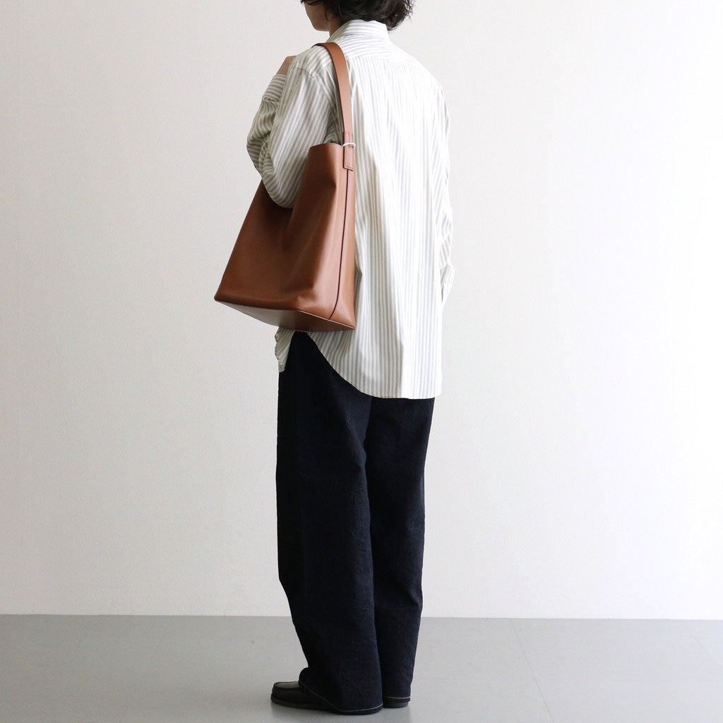 LEATHER SHOULDER BAG - M MADE BY AETA #BROWN [A26AB02AE]