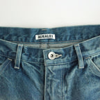 SELVEDGE FADED HEAVY DENIM PAINTER PANTS #FADED INDIGO [A24AP01DH]