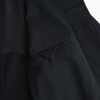 LIGHT WOOL MAX GABARDINE COAT #TOP BLACK [A26SC06MG]