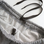 YAK/COTTON SWEAT EASY TROUSERS #TOP GREY [ST.1288]