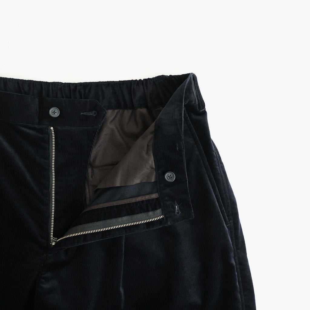 AIR CORDUROY WIDE TROUSERS #BLACK [FSC263-40087]