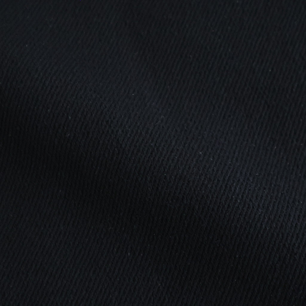 SILK NEP DENIM 5P WIDE PANTS #BLACK [A26SP01SD]