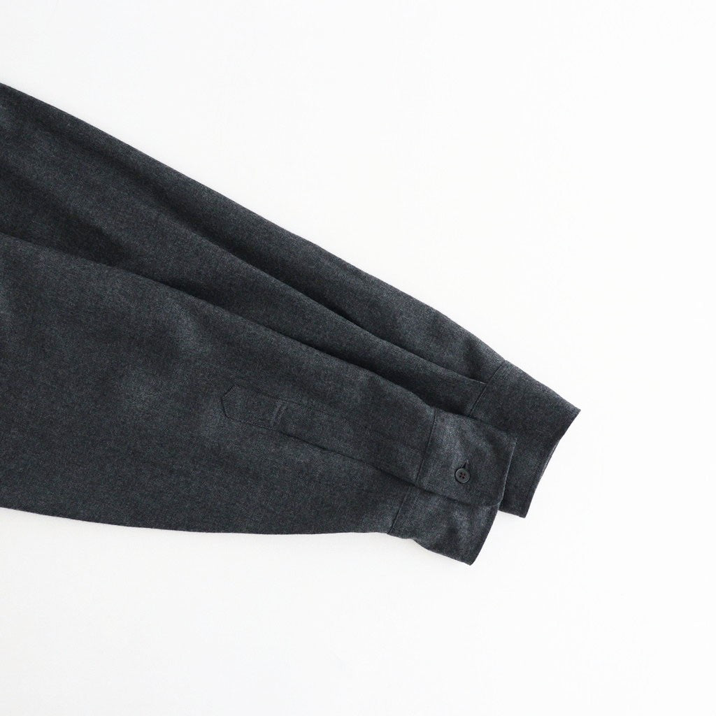 SUPER LIGHT WOOL SHIRT #TOP CHARCOAL [A26AS02OS]