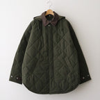 ナイロンタッサーキルトコート #KHAKI [HP-J026-051]