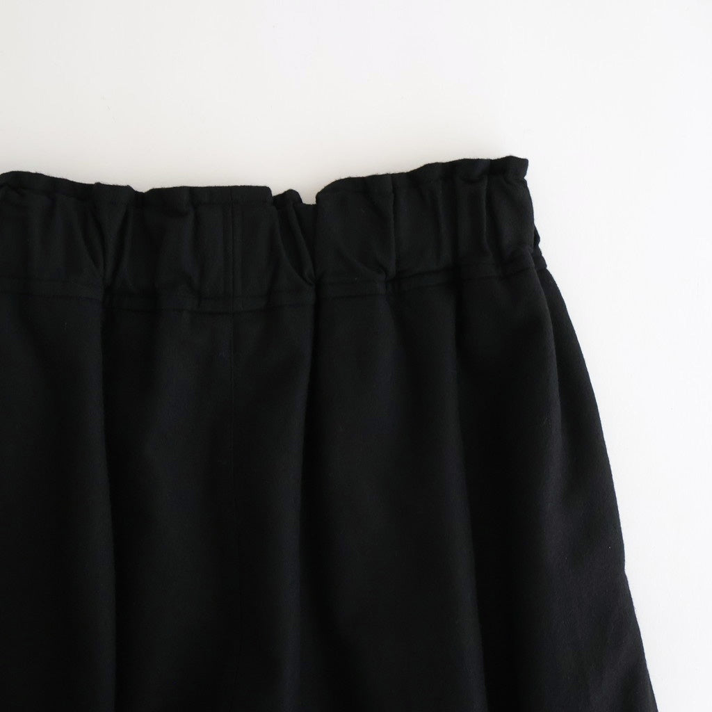 FSHGPT - ウールシーチング ・ ガーメントウォッシュ イージーパンツ #95 Black [SN_FR1604PF]