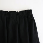 FSHGPT - ウールシーチング ・ ガーメントウォッシュ イージーパンツ #95 Black [SN_FR1604PF]