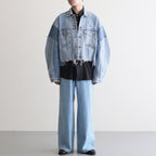 FIVE POCKET DENIM PT #LIGHT BLUE [Q25A-T053]