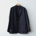 WOOL SERGE COLLEGE BLAZER #NAVY [FSC261-10212]