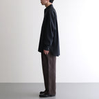 VIS/LI TWILL WIDE EASY TROUSERS #KHAKI [ST.1156]