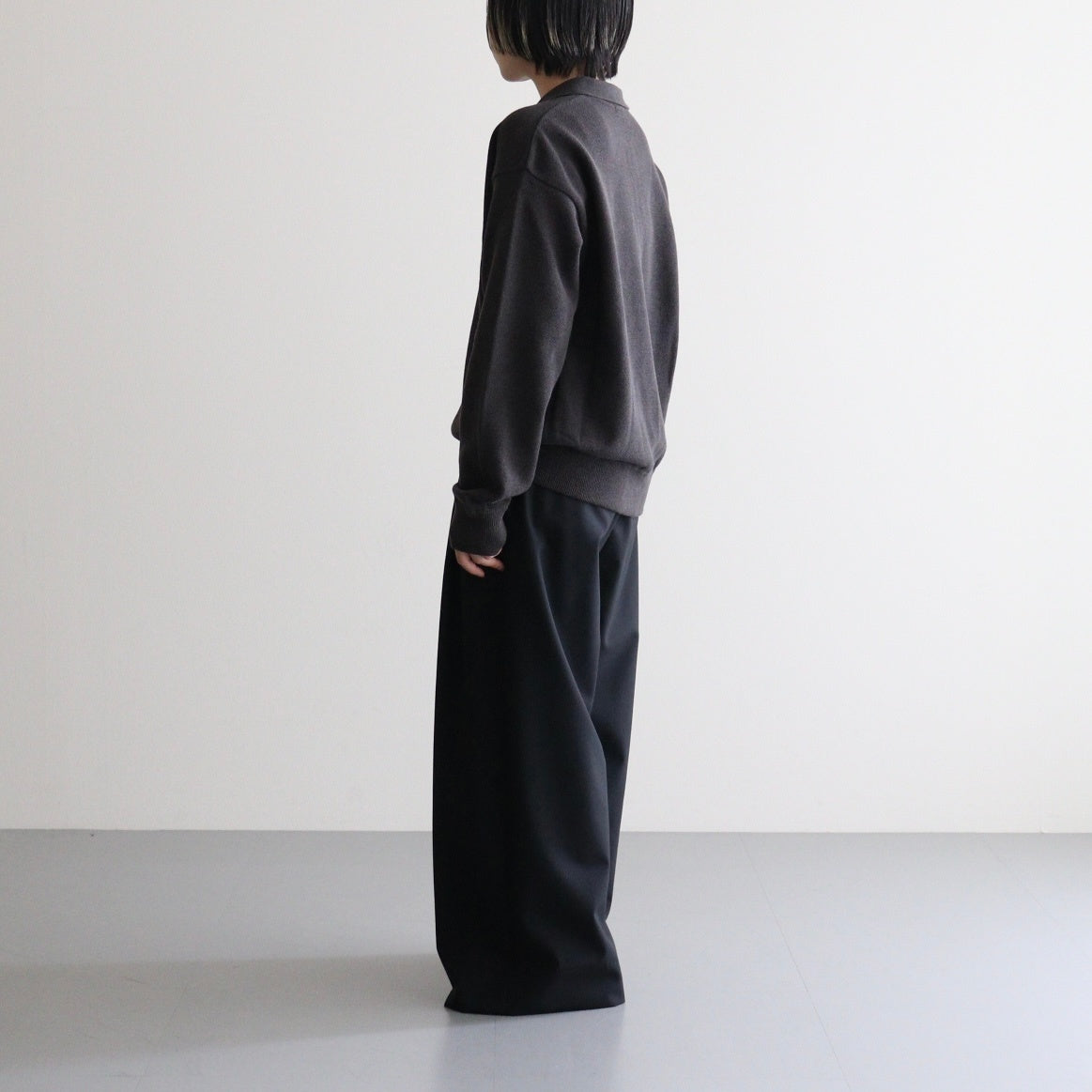 Co/Wo Moss Stitch Skipper #CHARCOAL [2503-003] - ciacura 三重県