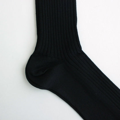 GIZA HIGH GAUGE SOCKS #BLACK [A00S02SX-W]