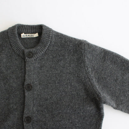 WOOL CASHMERE SILK KNIT CARDIGAN #GRAY [A24AC01WC]