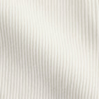 COTTON HIGH GAUGE RIB KNIT CROPPED CREW NECK CARDIGAN #WHITE [A00C04HR]