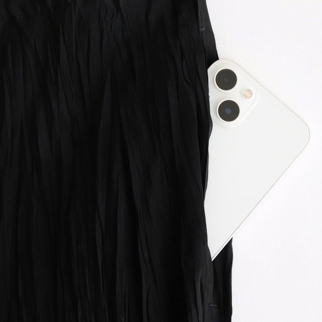 CATCH WASHER CUPRA CIRCULAR SKIRT #BLACK [SKAGGM0303]