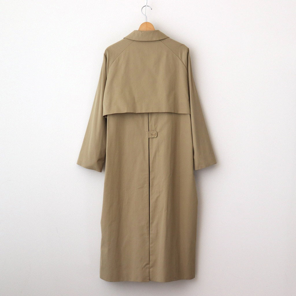 SOUTIEN COLLAR COAT LONG #khaki [64554]