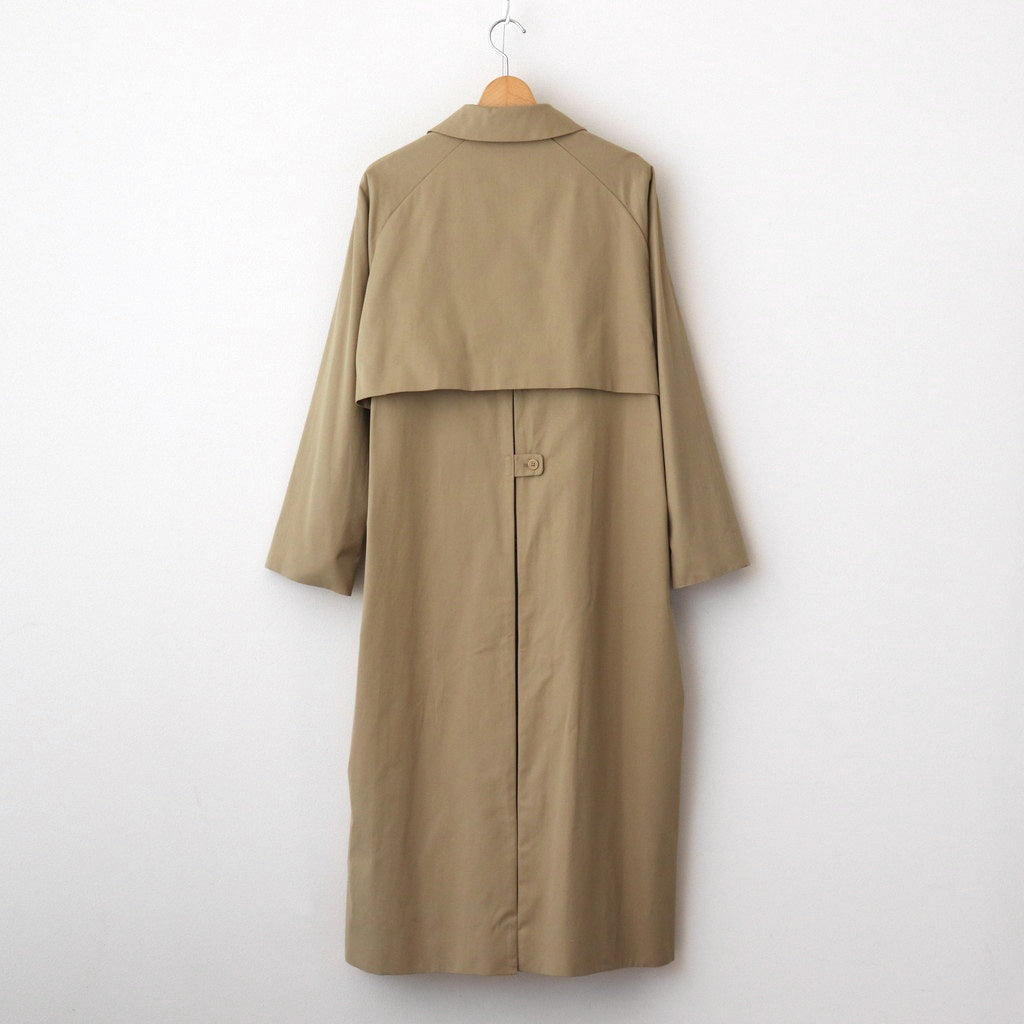 SOUTIEN COLLAR COAT LONG #khaki [64554]