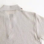 SHEER LIGHT KNIT SKIPPER LS #PALE GREY [ST.1150]