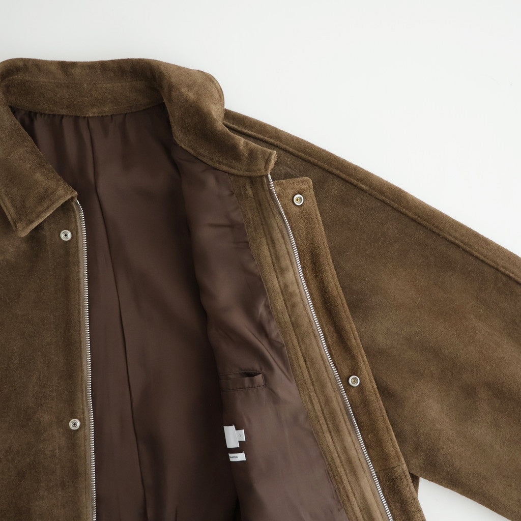 Hairy Suede Raglan Blouson #BROWN [GU263-30324]
