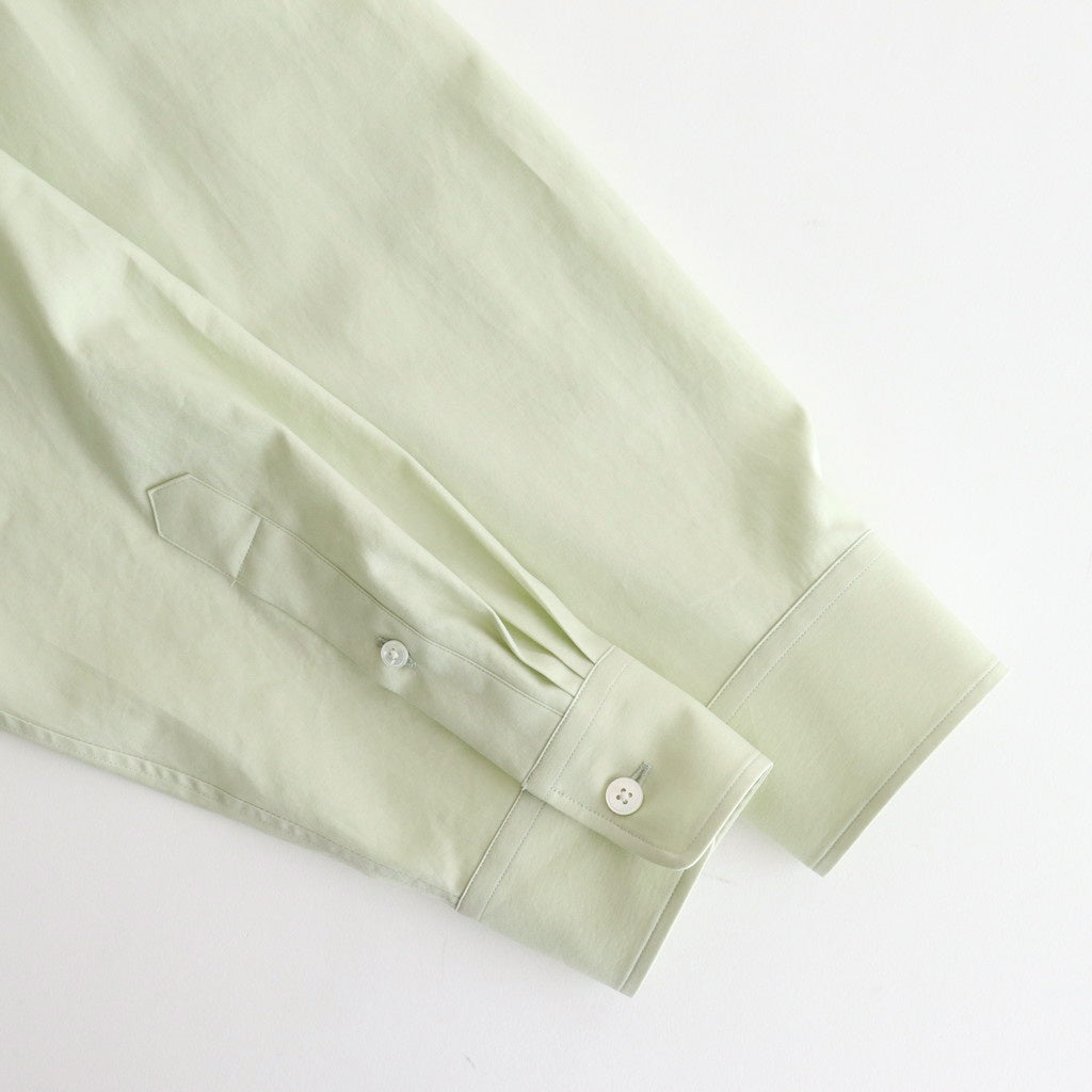 WASHED FINX TWILL SHIRT #LIGHT GREEN [A25SS04TN]
