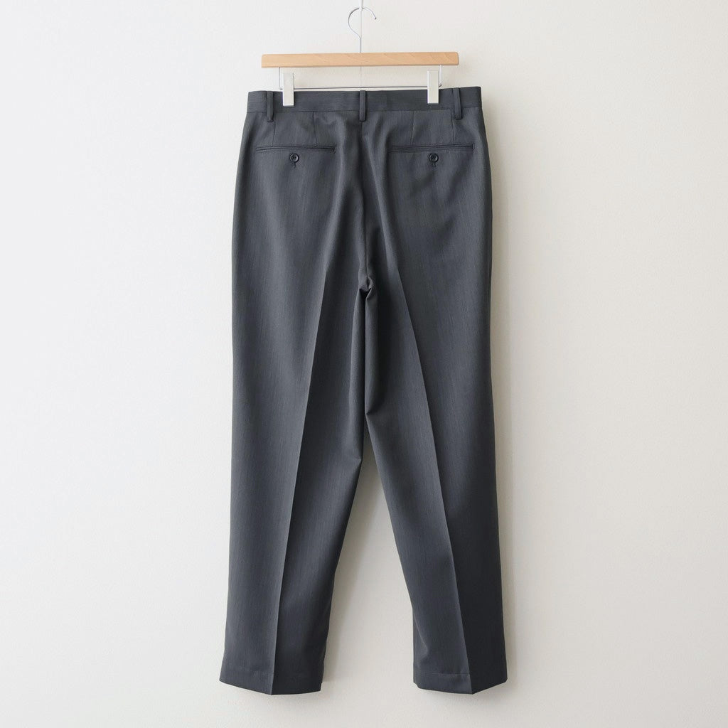 Melange Herringbone Pleated Wide Trousers #GRAY [GM261-40332]