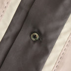 COLORBLOCK OPEN COLLAR SHIRT #GRAY [YK25SS0939SH]