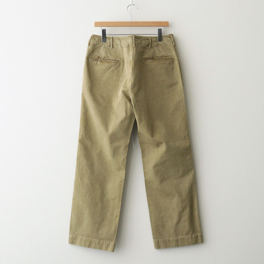 パンツ PRODUCT DYED FINX CHINO NARROW PANTS PRODUCT DYED FINX CHINO NARROW PANTS #BEIGE [A25AP02CP