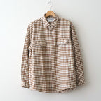 Button Shirt Flap Pocket #BROWN-CH [13052108]