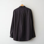 Bold Garment Gingham Check Shirt #CHARCOAL BROWN [AOFFSH003]