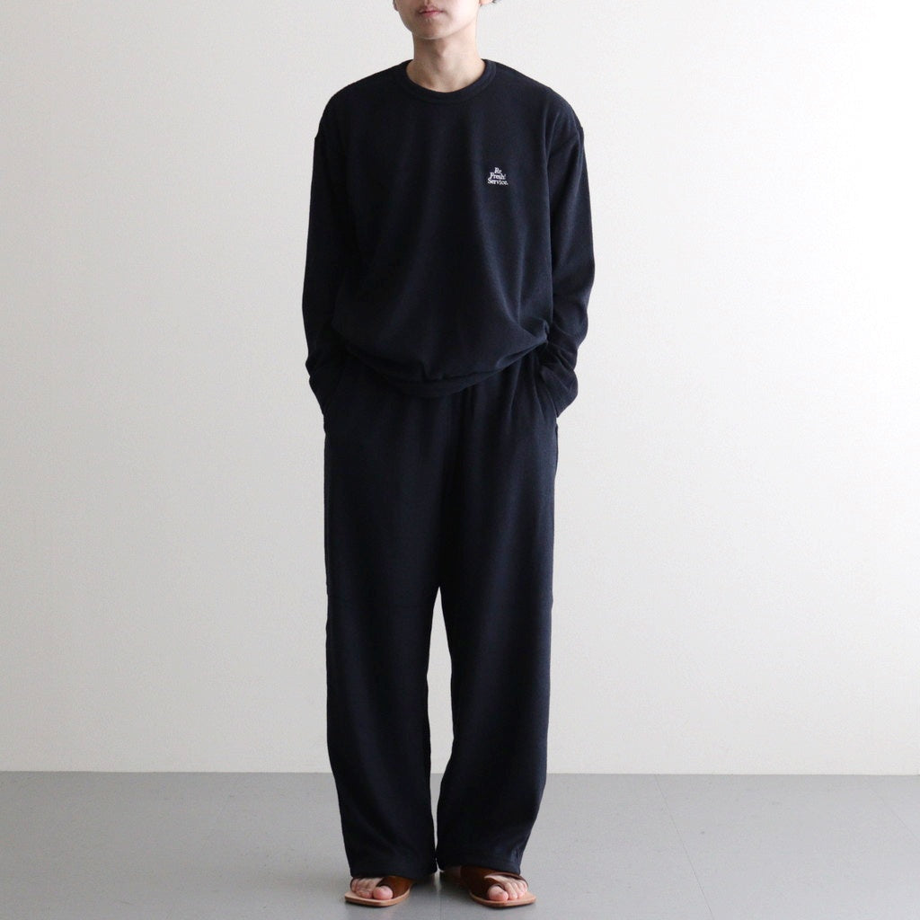 UTILITY PILE L/S SET-UP #NAVY [FSR253-60210]