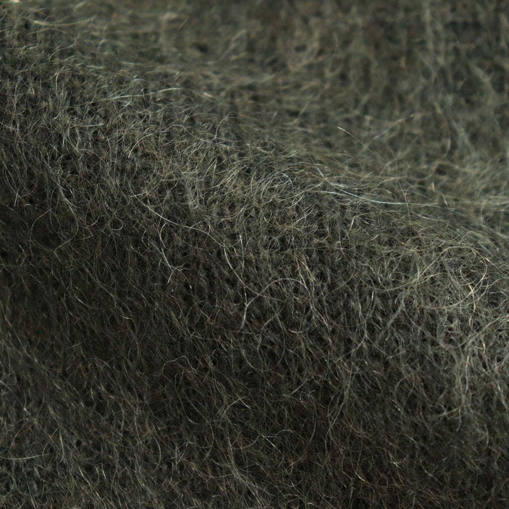 モヘアショートニットPO #DARK GREEN [D225-K951]